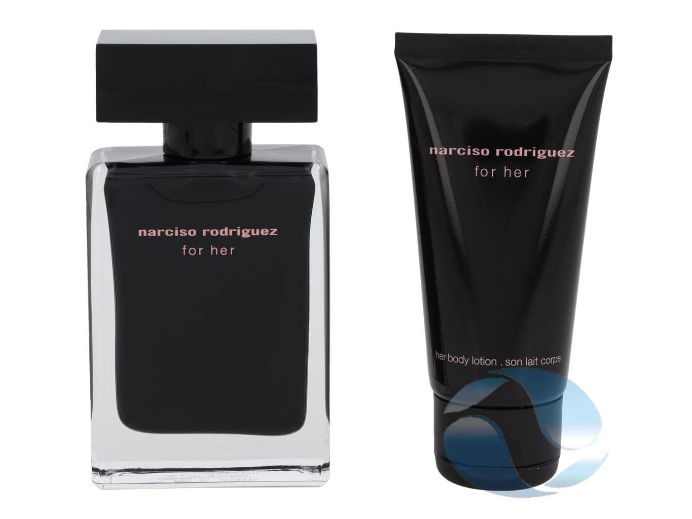 NARCISO RODRIGUEZ FOR HER GIFT SET 1.6 OZ EDT SPRAY 1.6 OZ BODY LOTION