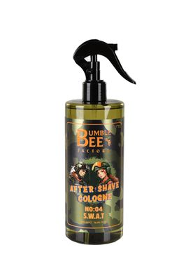 BUMBLE BEE After Shave Spray Cologne, Instant Relief and Lasting Freshness After Shaving - 4 Male Fragances, 500ml of Pure Comfort. Barber Supplies (500 Ml - 16.9 Oz, No 4 S.W.A.T)