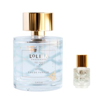 LOLLIA Wish Eau de Parfum Bundle A Beautifully Captivating Perfume Sophisticated, Modern Scent Featuring Blushing Fragrance Notes