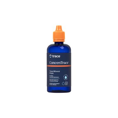 Trace Minerals ConcenTrace Trace Mineral Drops - Liquid Supplement for Bone Joint Support - Aids Hydration Electrolyte Restoration - Unflavored-Original, 4 fl oz (48 Servings)