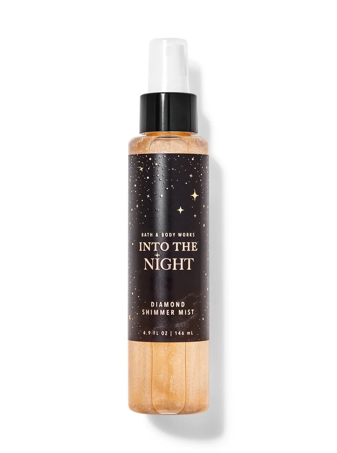 Bath and Body Works INTO THE NIGHT Diamond Shimmer Mist 4.9 Fluid Ounce (2019 Limited Edition)