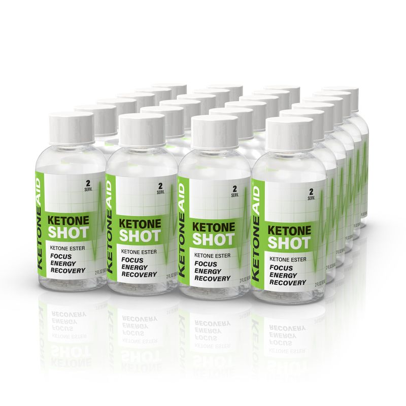 KetoneAid Ketone Shot Ketone Ester Energy No Sugar, No Caffeine (24 Count)