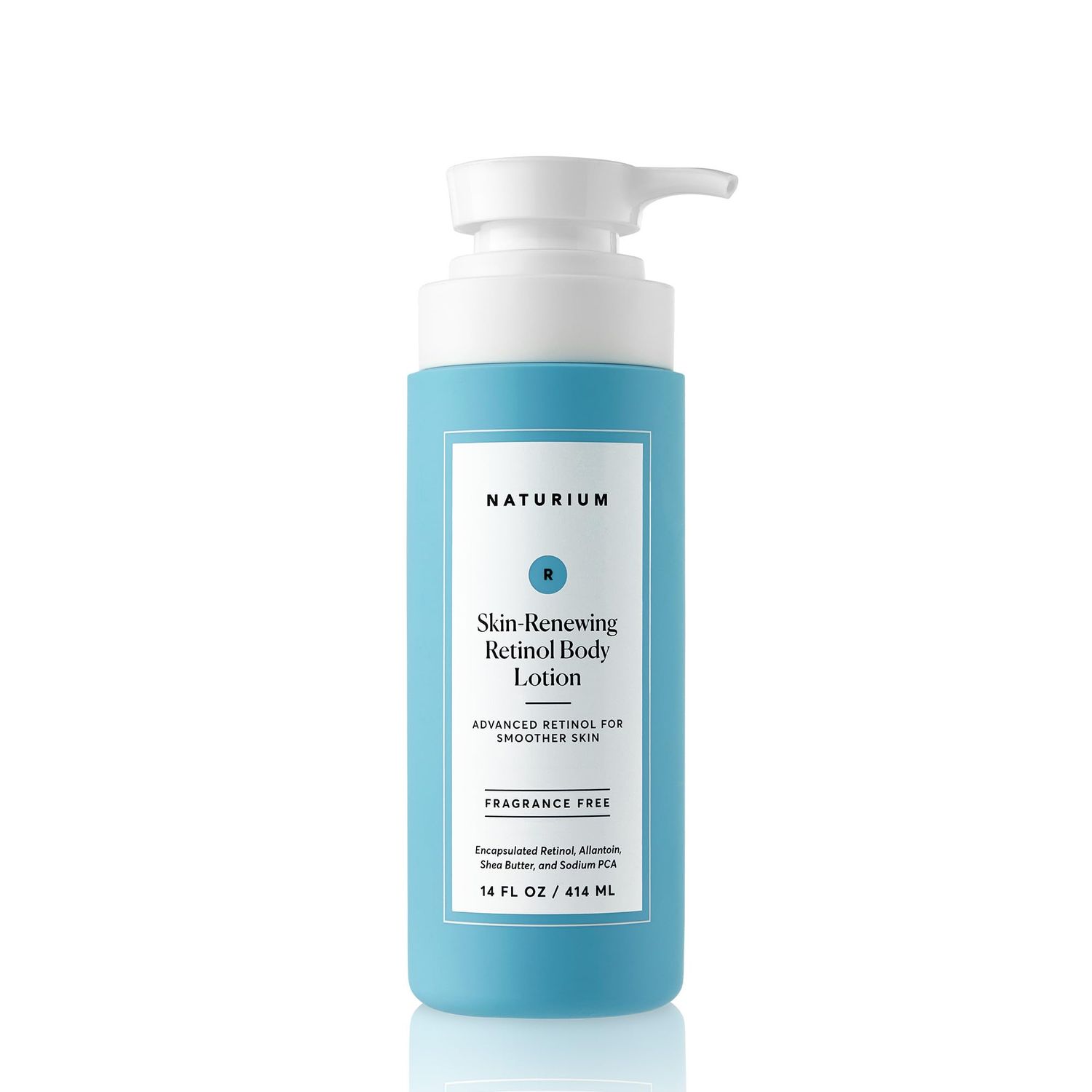 Naturium Skin-Renewing Retinol Body Lotion Jumbo, Advanced Firming Anti-Aging Skin Care, with Encapsulated Retinol Shea Butter, 14 oz