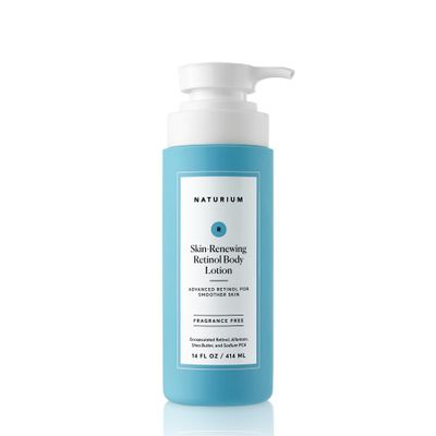 Naturium Skin-Renewing Retinol Body Lotion Jumbo, Advanced Firming Anti-Aging Skin Care, with Encapsulated Retinol Shea Butter, 14 oz
