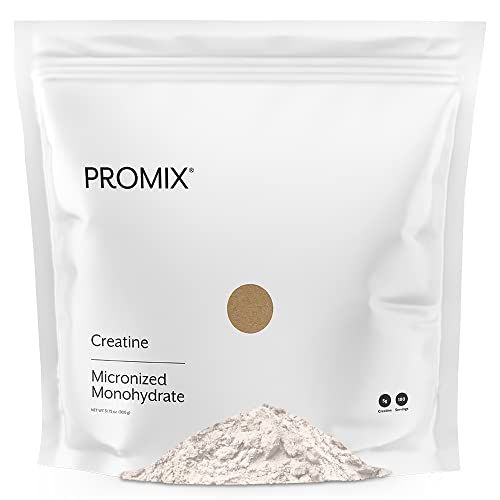 ProMix Creatine Monohydrate Powder, Unflavored - 180 Servings, 5g of Micronized Creatine per Serving - Increase Muscle Gain, Strength Power Supports Recovery - Gluten-Free