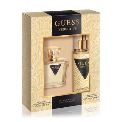 GUESS Seductive WomenFemme Eau de Toilette 2 Piece Gift Set - Perfume Spray 2.5 Fl. Oz. Fragrance Mist 4.2 Fl. Oz.