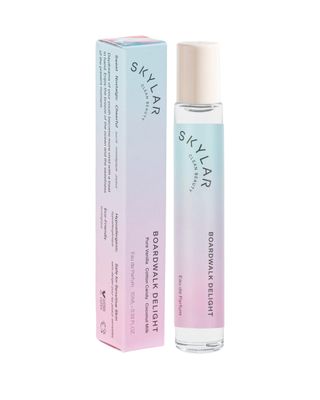 Skylar Boardwalk Delight Eau de Parfum - Hypoallergenic Clean Perfume for Women Men, Vegan Safe for Sensitive Skin - Notes of Cotton Candy, Vanilla Coconut Milk - 10mL 0.33 Fl oz