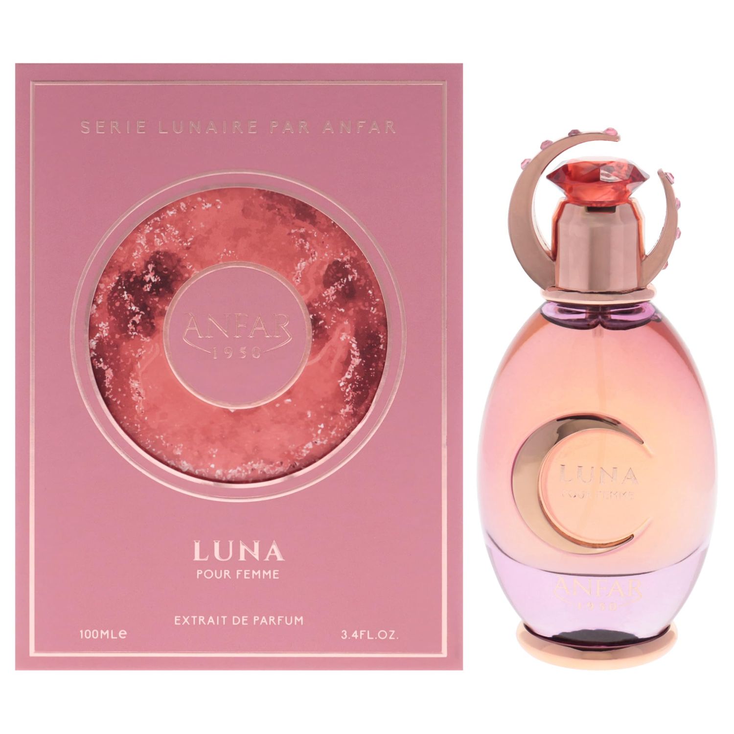 Anfar Luna for Women - 3.4 oz Extrait De Parfum Spray