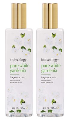 Bodycology Pure White Gardenia 8 fl.oz. Fragrance Mist Spray For Women (Pack of 2) Bodycology