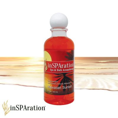 inSPAration 217X Hawaiian Sunset Spa and Bath Fragrance, 9-Ounce, Tropical Sunset