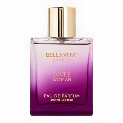 Bella Vita Luxury Date Perfume for Women Eau De Parfum for Women Pink Pepper, Red Fruit Jasmine Fruity Spicy Long-Lasting EDP Fragrance Scent 100 ML (3.34 FL. OZ.)