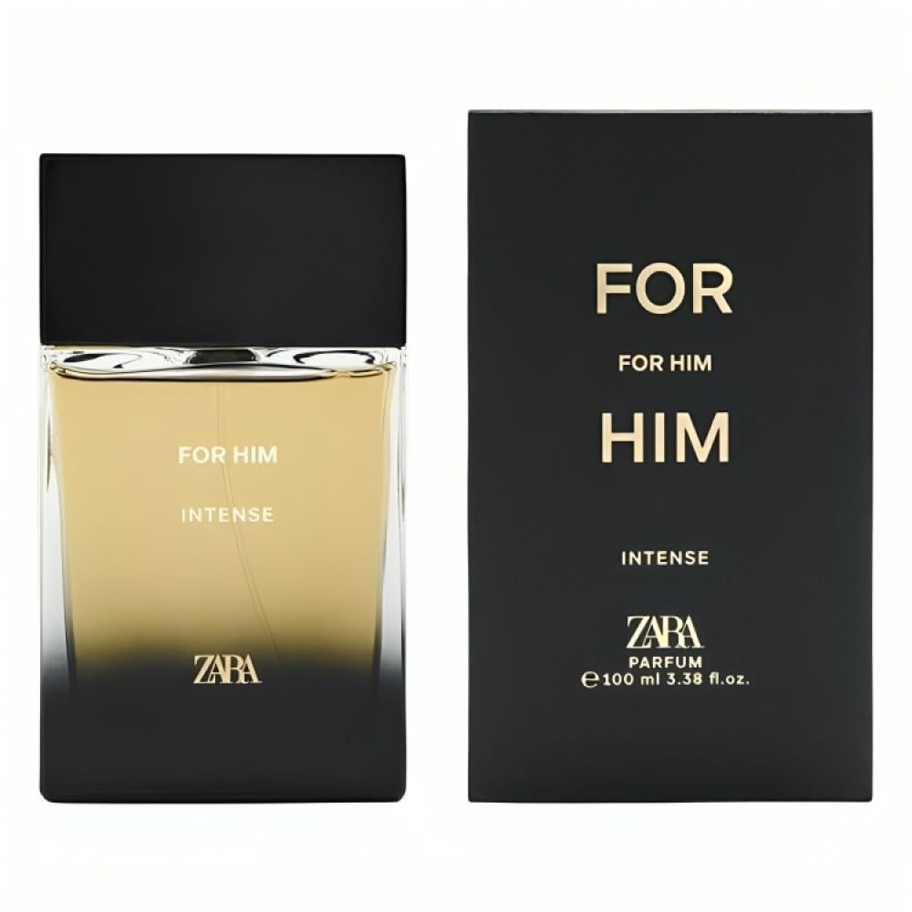 Zara For Him Intense Cologne for Men Parfum 100 ML (3.38 FL OZ)