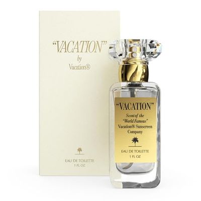 &quot;VACATION&quot; by Vacation Sunscreen Eau de Toilette, Beach Coconut Perfume for Women Men, Scent of Sunscreen Summer, Travel Size, 1 Fl. Oz.
