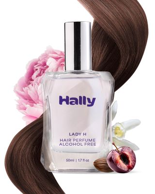 Hally Lady H Hair Perfume - Alcohol-Free Long-Lasting Perfume Spray for Women - Shine-Enhancing Lightweight Non-Toxic Hair Fragrance with Notes of Ripe Cherry, Jasmine, Vanilla Deep Moss