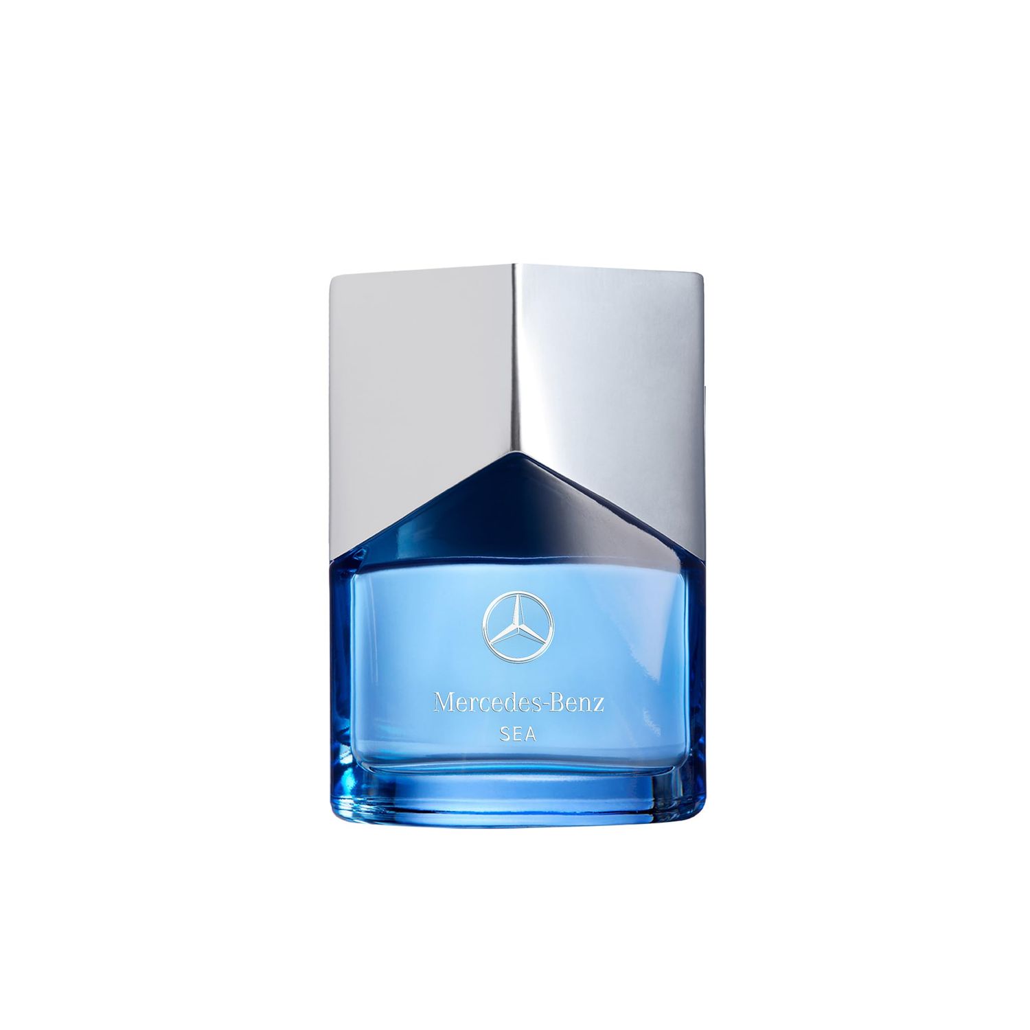 Mercedes-Benz Sea Eau de Parfum - Long Lasting Cologne for Men - Violet Leaf, Tangerine, Patchouli Cologne - Travel Size Perfume for Men - 2 oz EDP