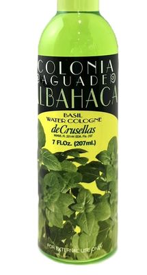 Crusellas Basil Water Cologne (Colonia Agua De Albahaca) 7 Fl. Oz.