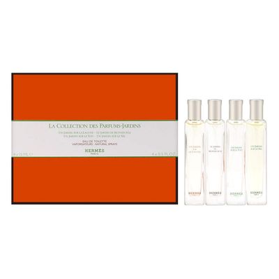 Hermes La Collection Des Parfums Jardins 4 Piece Set 4 x 0.5 oz Eau de Toilette Sprays