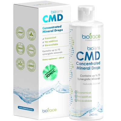 BioTrace Dead Sea Trace Mineral Drops 72 Concentrated Trace Minerals, Ionic Liquid Magnesium, Chloride, Potassium Low Sodium Energy, Electrolytes, Hydration 96 Day Supply, 8 fl oz (Pack of 1)