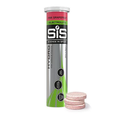 Science in Sport Hydro Electrolyte Tablets, Fast Hydration, Performance Electrolytes for Enhanced Hydration Endurance Supplement for Running, Cycling, Triathlon, Pink Grapefruit - 20 Tablets 1 Pack