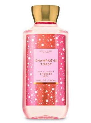 Bath Body Works - Champagne Toast - Daily Trio - Shower Gel, Fine Fragrance Mist Super Smooth Body Lotion (Packaging Varies)