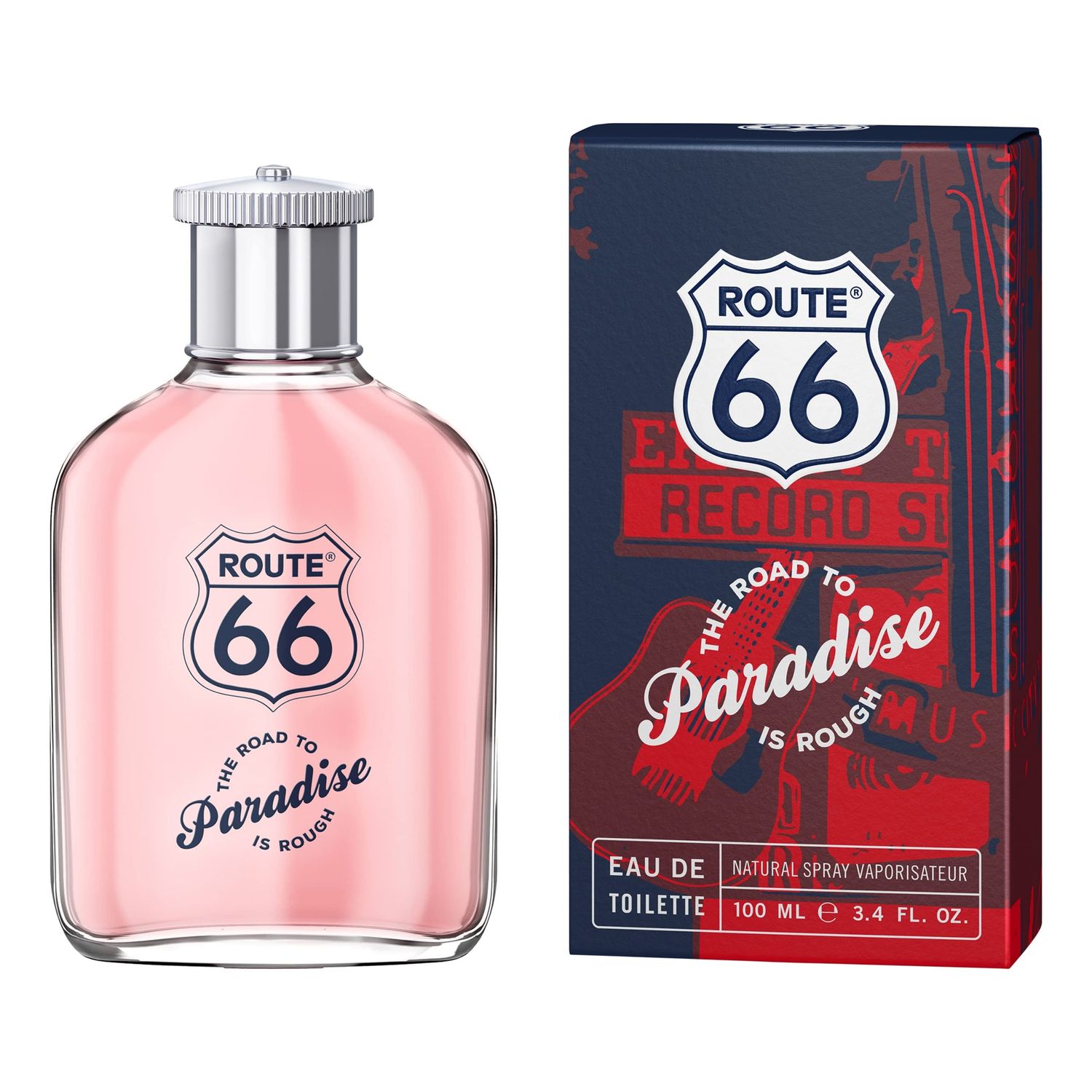 Route 66 The Road To Paradise Is Rough for Men - 3.4 oz EDT Spray