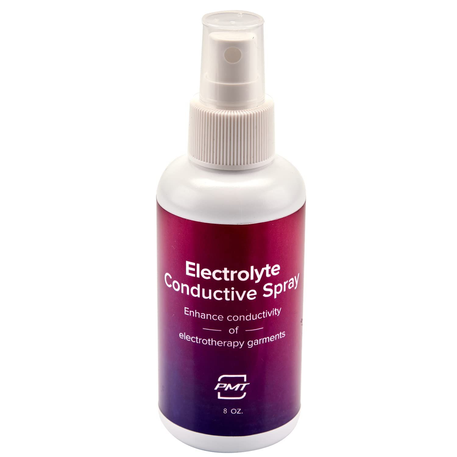 Electrolyte Conductive Spray by PMT. Electrotherapy Conductive Spray for use with Conductive TENSEMS Garments (8oz Menthol-Free)