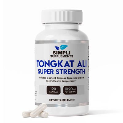 2001 Longjack Tongkat Ali for Men and Women Natural Supplement with Tribulus Terrestris for Energy, Stamina, and Hormonal Balance 120 Capsules for Overall Wellness Support