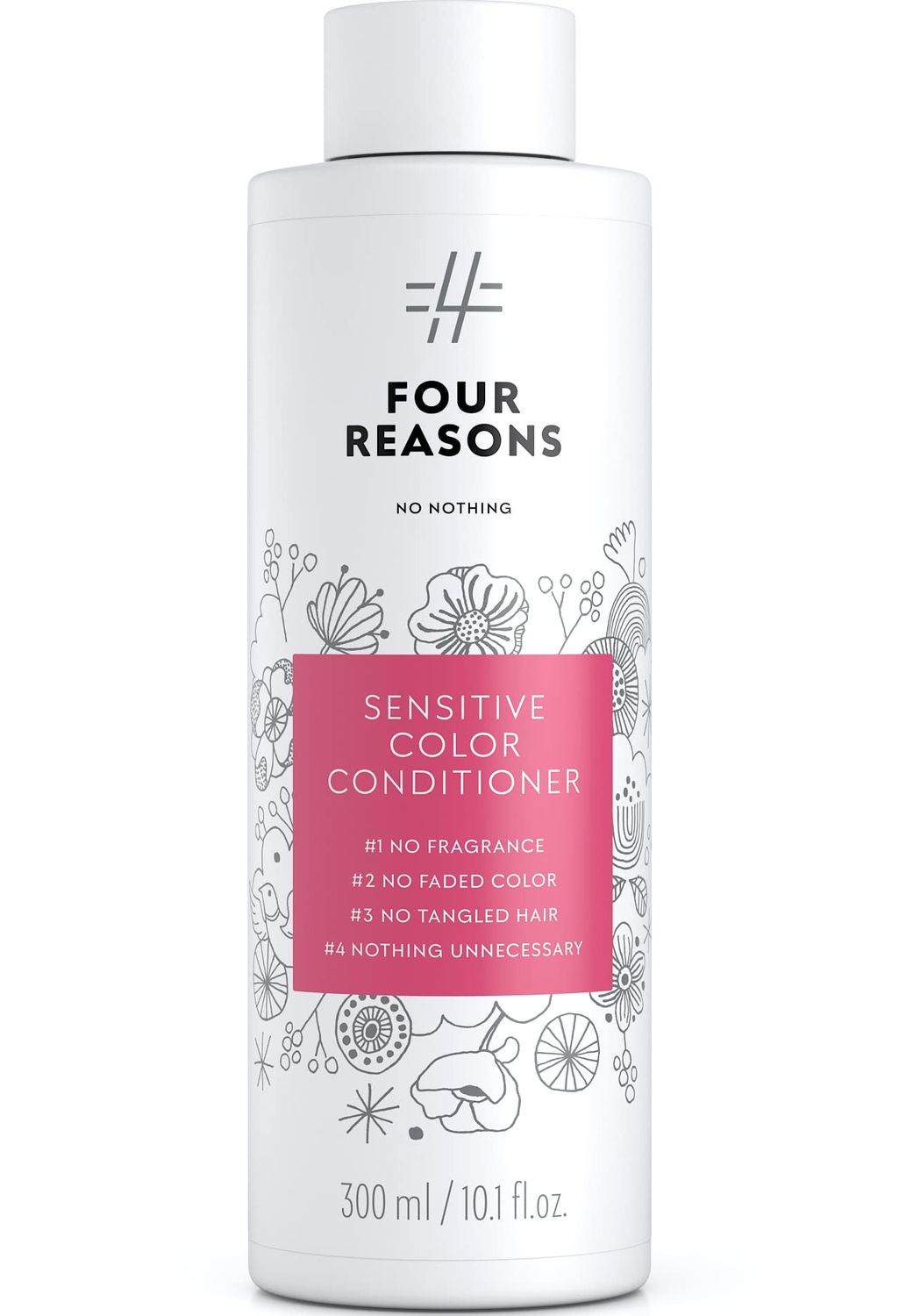 No nothing Sensitive Hair Conditioner For Color Treated Hair - Fragrance Free Conditioner - Hypoallergenic, Phthalate Free, Paraben Free, Vegan Unscented Conditioner - Scalp Conditioner - 10.15 oz