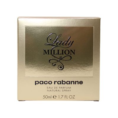 Paco Rabanne Lady Million Eau De Parfum Spray 1.7 oz 50 ml for Women