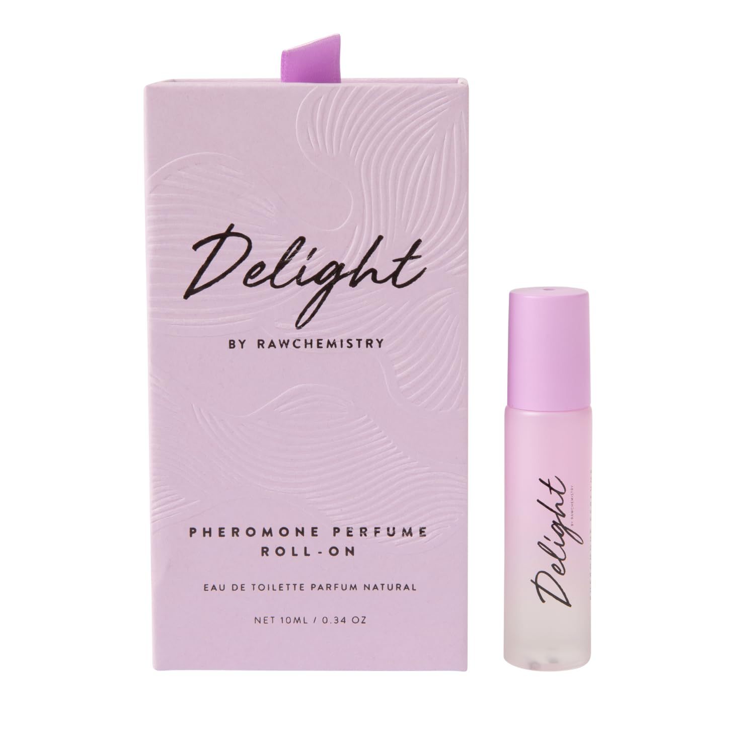 RawChemistry Delight Pheromone Infused Perfume Oils for Women I Roll On Tavel Size Perfume I White Musk Vanilla Perfume for Women