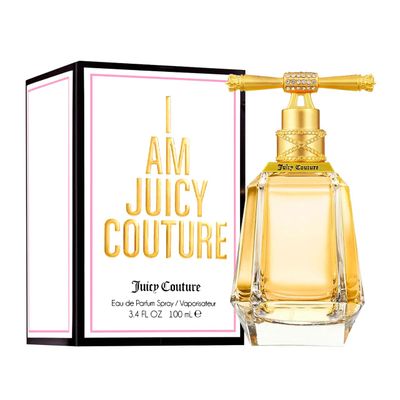 Juicy Couture, I am Juicy Eau De Parfum, Women&#39;s Perfume with Notes of Pomelo, Gardenia Amber - Fruity Sweet Perfume for Women, EDP Spray, 3.4 Fl Oz