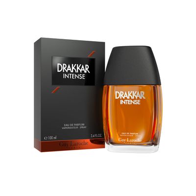 Guy Laroche Drakkar Intense - Seductive irresistible Eau de Parfum - Ambery fougere fragrance - Long Lasting Mens Cologne - Perfume for Men