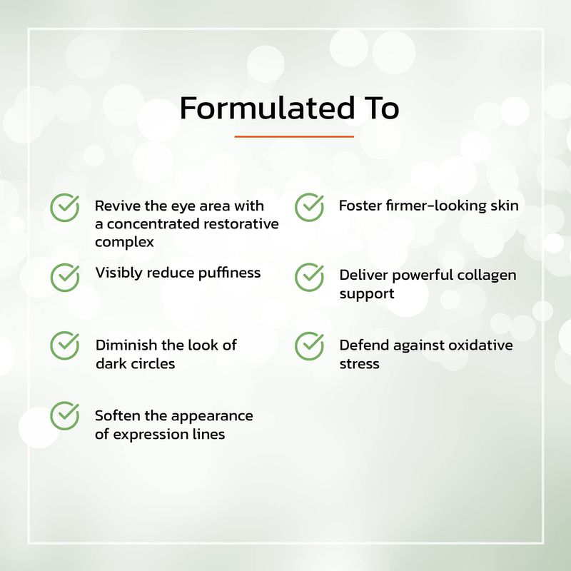 TruSkin Peptide Eye Gel - Improve Look of Dark Circles Lines for Brighter-Looking Eye Area - Under Eye Care with Peptides, Plant Stem Cells, Hyaluronic Acid - Wake Up Tired Eyes, 0.5 fl oz