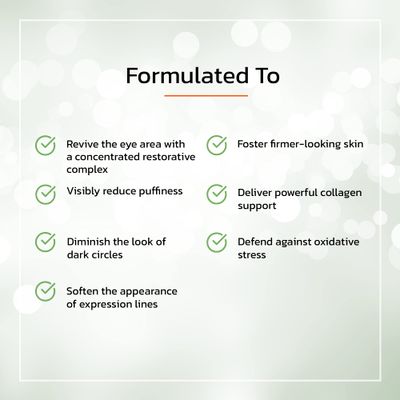 TruSkin Peptide Eye Gel - Improve Look of Dark Circles Lines for Brighter-Looking Eye Area - Under Eye Care with Peptides, Plant Stem Cells, Hyaluronic Acid - Wake Up Tired Eyes, 0.5 fl oz