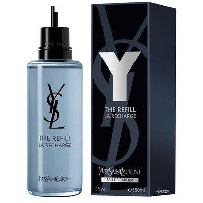 YVES SAINT LAURENT Y Eau de Parfum Refill for Men, 5.0 Ounce