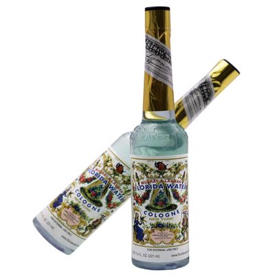Florida Water Aftershave Cologne - 7.5fl oz X2 Florida Water Cologne Mens Aftershave with Floral Tones - Lavender and Lemon Unisex Agua Florida Original - Ideal as Body Fragrance, Massage,After Shave