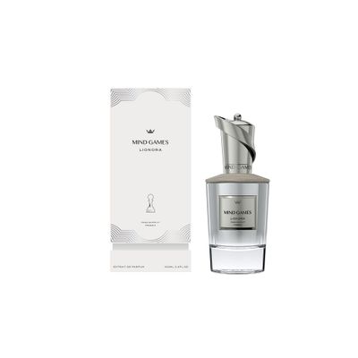 MIND GAMES Lionora - Luxury Perfume with Notes of Ginger Madagascar, Apricot Skin Sandalwood - Elegant Extrait de Parfum for Women Men - Floral Fruity Perfume - 100 mL3.4 oz