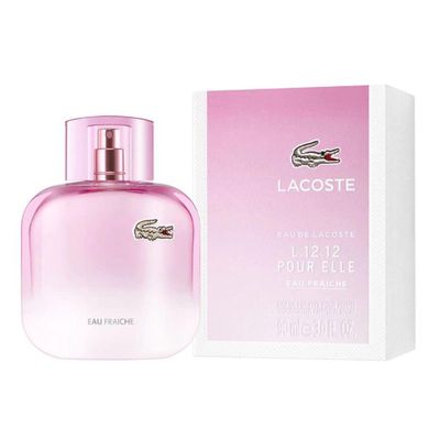 Lacoste L.12.12 Rose Eau Fraiche Eau de Toilette - Long Lasting Fragrance with notes of Grapefruit, Pink Pepper Blackcurrant - Floral Citric - 3.3 fl. oz.