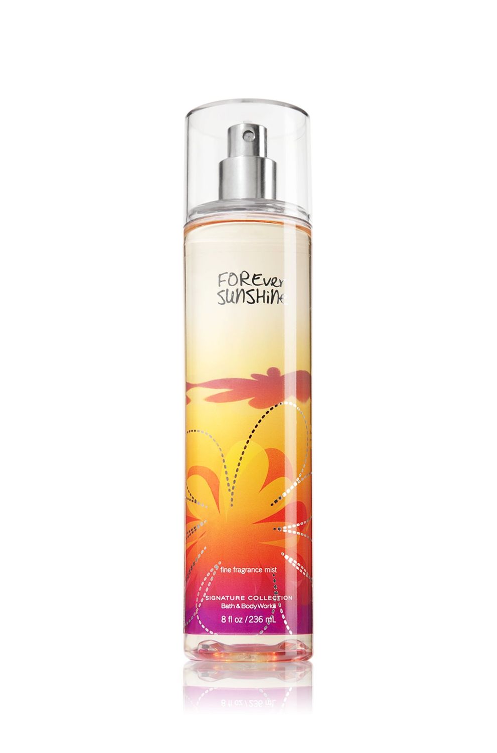 Bath Body Works Forever Sunshine Fine Fragrance Mist 8 oz (New Look)