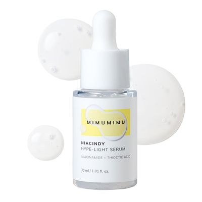 MIMUMIMU Niacindy Lightweight Serum for Clarity Skin with Niacinamide 5 Thioctic Acid, for Sensitive skin, Pore Smoothing, Korean Glass Skin, Glow Booster, Fragrance-Free (30ml1.01 fl.oz)