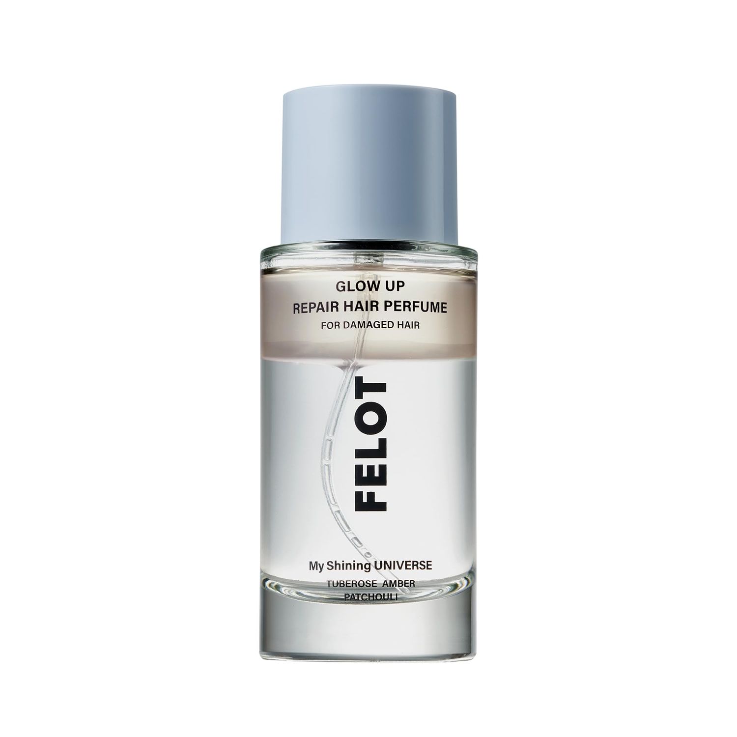 FELOT Glow Up Repair Hair Perfume - A Delicate Floral Woody Musk Scent, Fragrance Nourishing Treatment for Damaged Hair, Essence-type Hydrating Hair Shine Spray, 1.69 fl. oz. 50ml