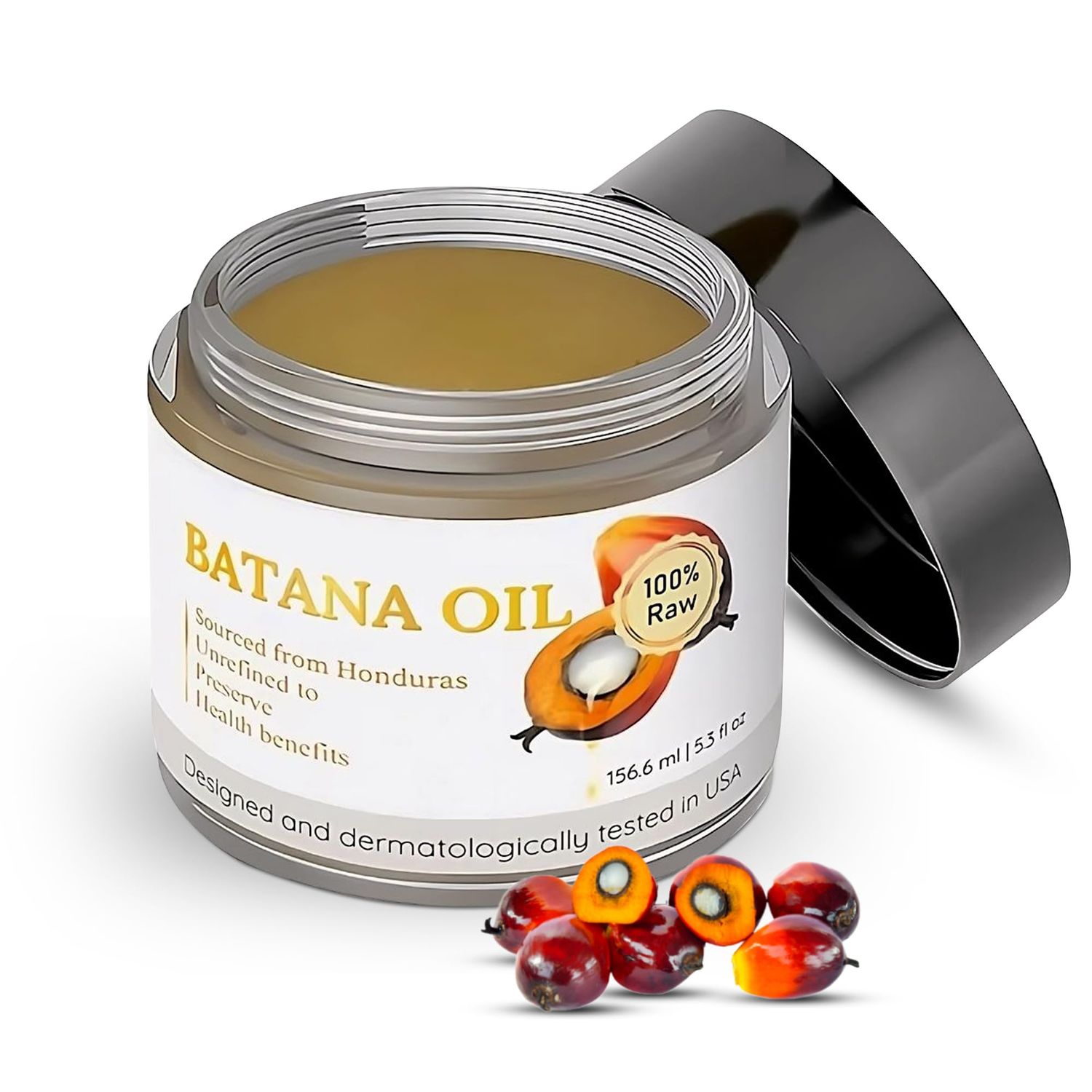 A R T Dr. Sebi Batana Oil 100 Pure Organic Unrefined Hair Growth Formula for Men Women 5.3 Fl Oz