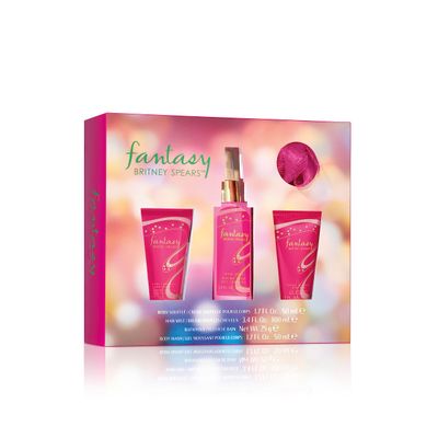 Britney Spears Fantasy Women's Fragrance 4 Piece Gift Set, Eau de Parfum, 3.4 fl. oz
