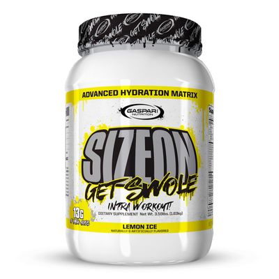 Gaspari Nutrition - SizeOn - The Ultimate Hybrid Intra-Workout Amino Acid Creatine Formula, Increased Muscle Volume Muscle Recovery - 3.59 Pound (Lemon Ice)