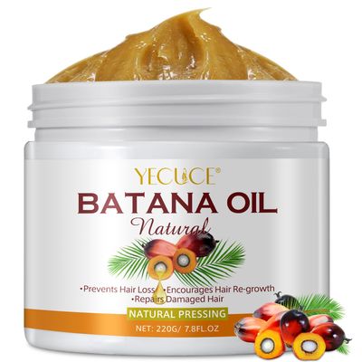 Raw Batana Oil for Hair Growth, 220g Pure Organic Batana Oil from Honduras, Stimulate Hair Growth, Prevent Hair Loss, Eliminates Split Ends for Men Women
