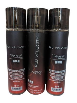 Red Velocity by Believe Beauty Inspired by Men&#39;s Red Polo Fragrance Body Mist (3 Pk) Dose of Desire