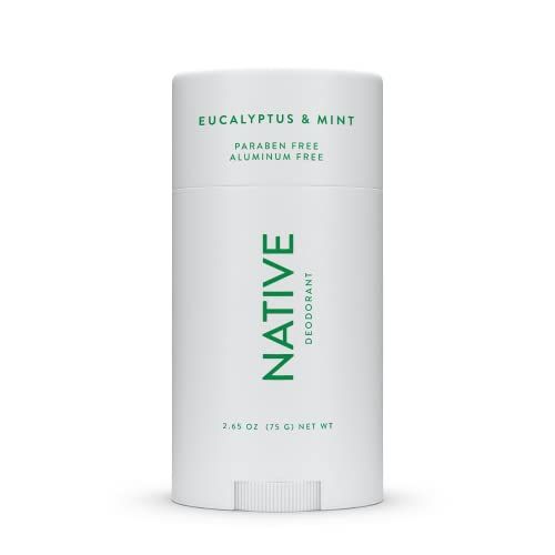Native Deodorant Natural Deodorant for Men, Aluminum Free with Baking Soda, Coconut Oil and Shea Butter Eucalyptus Mint