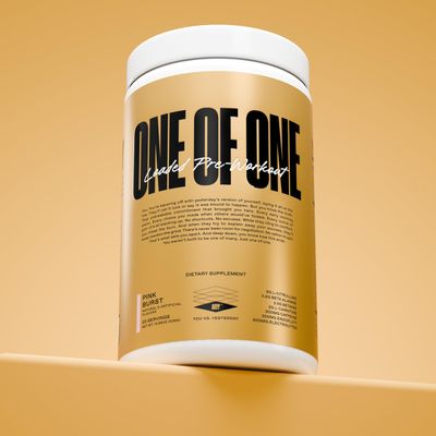 ONE of ONE Loaded Pre-Workout - High-Stim Energy, Focus Endurance with EndoFlo, Genius Pure Alpha GPC, NeuroRush, Dynamine, No Crash, Gluten Free - Pink Burst