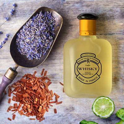 WHISKY FOR MEN Eau de Toilette 100 ml Men's perfume Spray EVAFLORPARIS