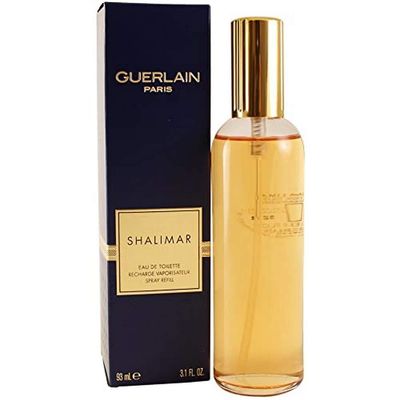 Shalimar Eau de Toilette Spray Refill for Women by Guerlain 3.1 Oz 93 Ml Refill